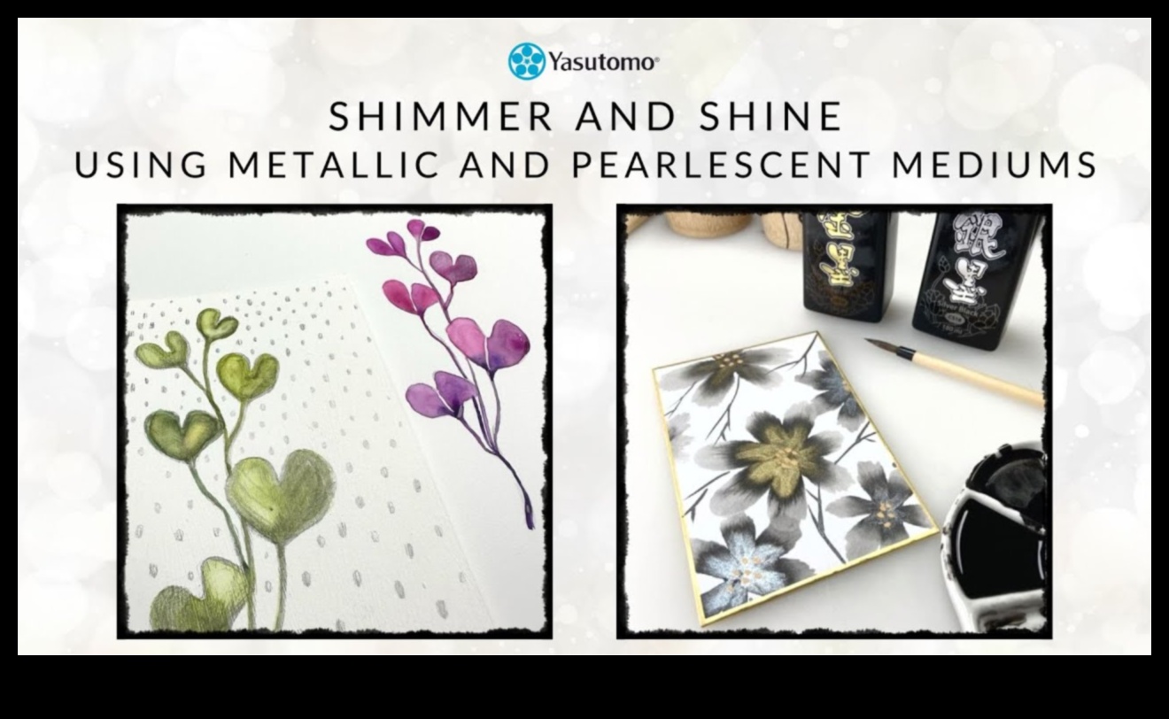 Strălucire și strălucire folosind metale în Papercrafting 2 Fabricarea hârtiei cu metale: adăugați strălucire și strălucire proiectelor