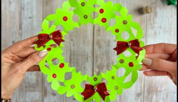 Coroane DIY Papercraft: Întâmpinați oaspeții cu frumusețe realizată manual