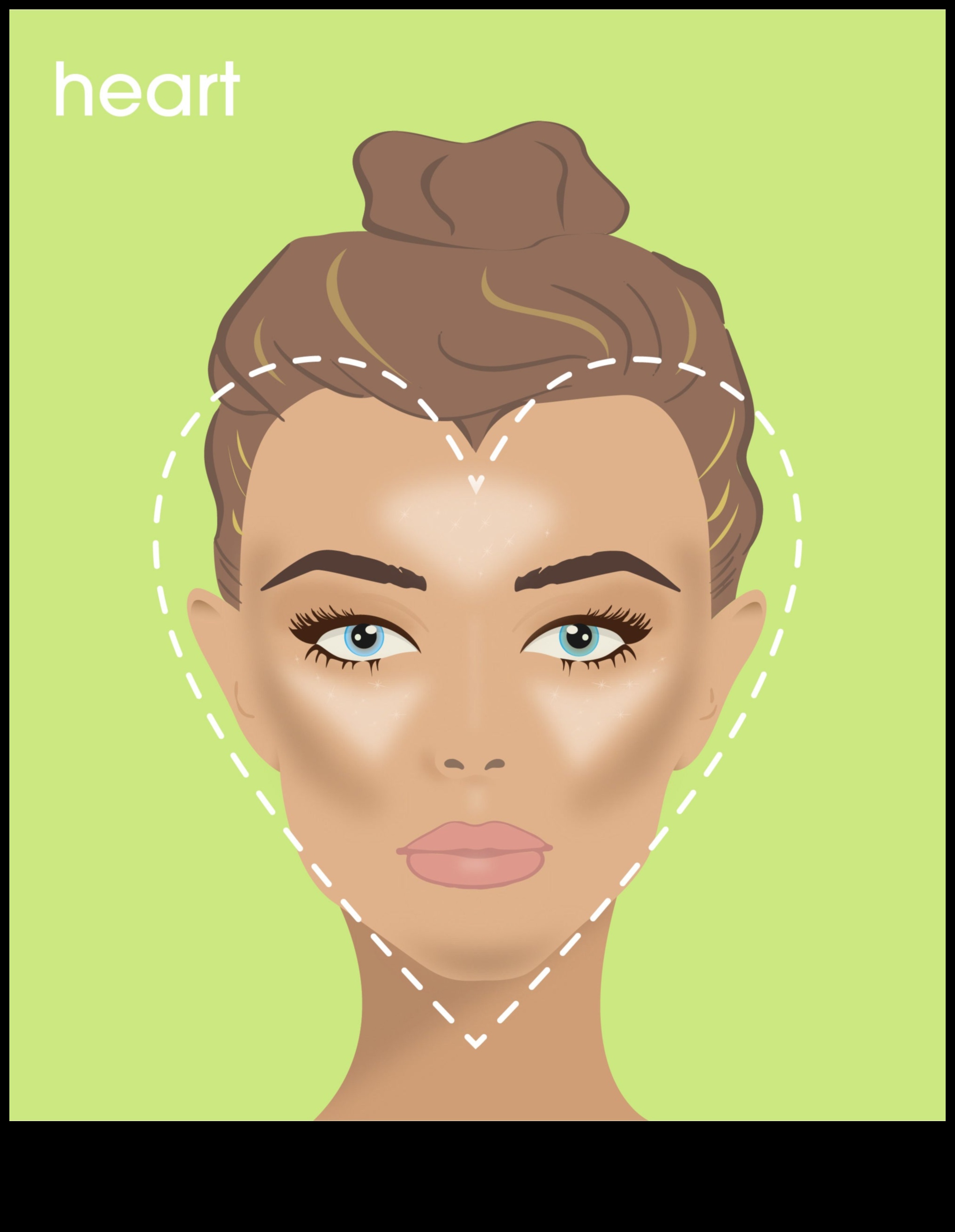 Fețe în formă de inimă Găsiți instrumentele și tehnicile de machiaj pentru a vă accentua trăsăturile 1 Instrumente de machiaj pentru fețele în formă de inimă: tehnici pentru accentuarea trăsăturilor